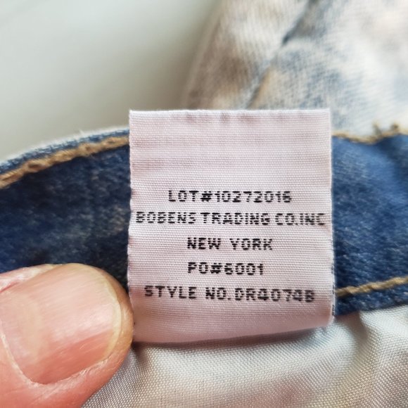 Denim & Rivets Bottoms Boys Denim Rivets Distressed Biker Moto